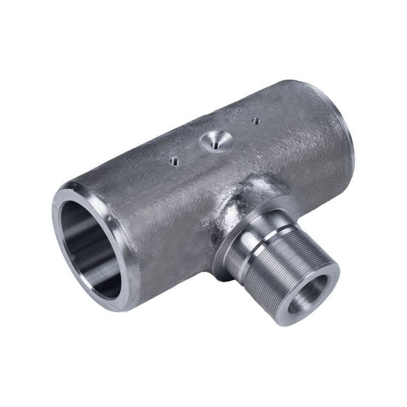 Cylinder Bottom Bearing Housing Casting Crane Cylinder Component